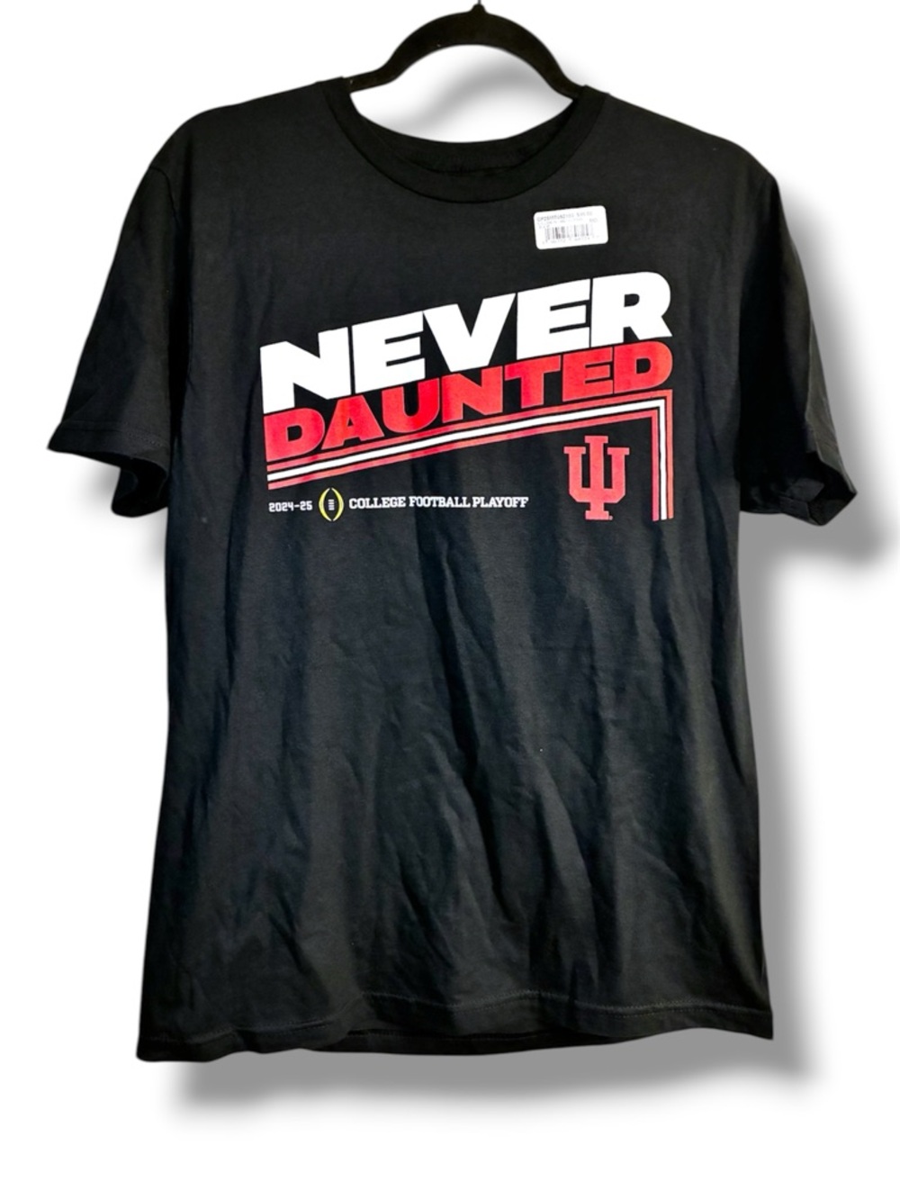 🏈 Indiana Hoosiers College Football Playoff 2024-25 Never Daunted Tee Men’s M